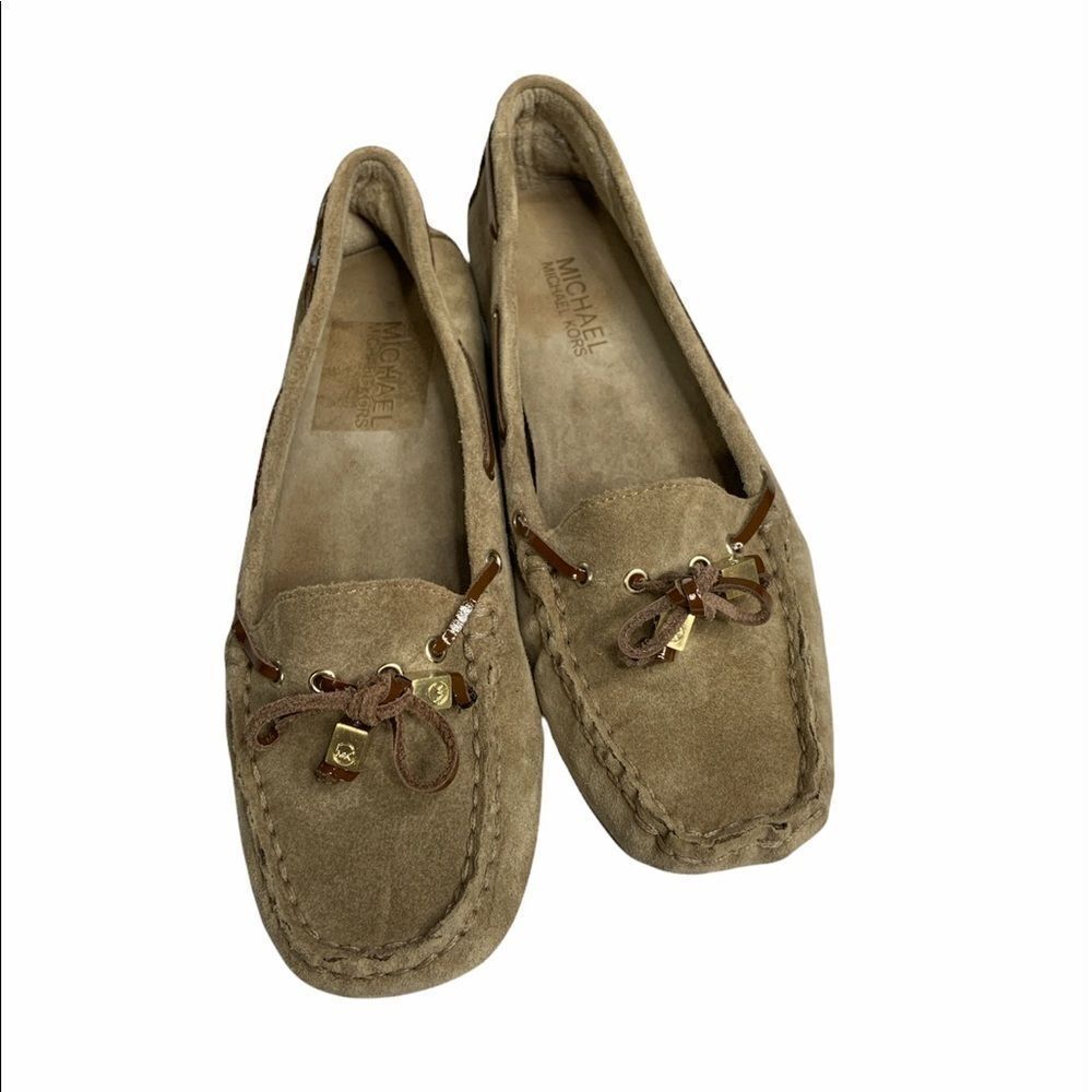 𝅺michael Kors Suede Leather Moccasins Loafer